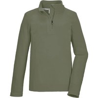 KILLTEC Kinder Shirt KSW 248 BYS FLC SHRT, Größe 116 in Grün