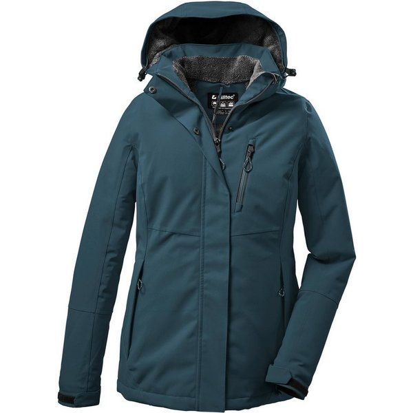 Killtec Outdoorjacke KOW 140 WMN JCKT Wasserdichte Damenjacke, atmungsaktiv, abnehmbare Kapuze