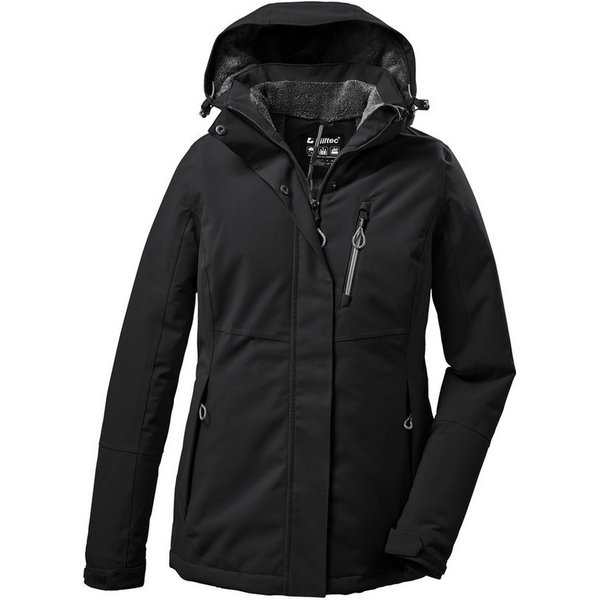 Killtec Outdoorjacke KOW 140 WMN JCKT Wasserdichte Damenjacke, atmungsaktiv, abnehmbare Kapuze