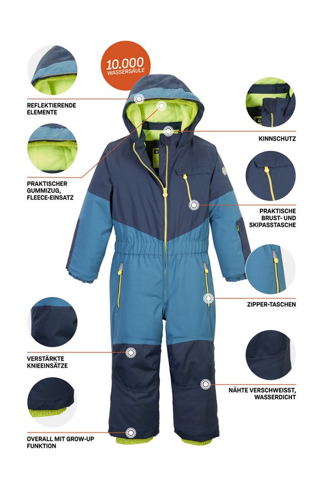 Killtec Overall KW 89 MNS ONPC Skioverall, wind-u wasserdicht, mitwachsend – Bild 5 von 5