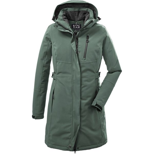 Killtec Parka KOW 165 WMN PRK Wasser- und winddichter Parka mit Teddyfleece und abnehmbarer Kapuze