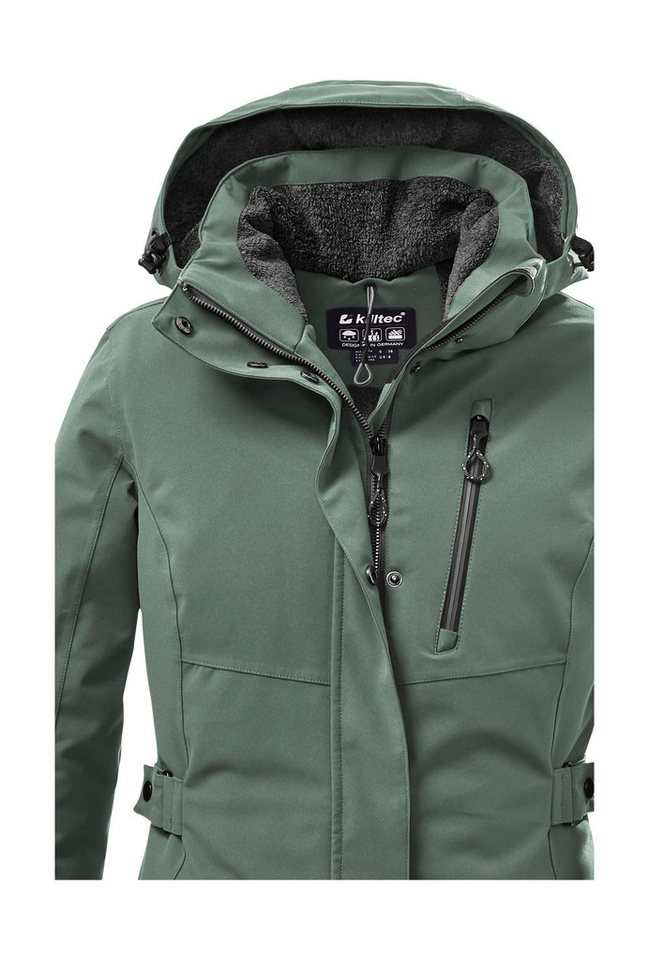 Killtec Parka KOW 165 WMN PRK Wasser- und winddichter Parka mit Teddyfleece und abnehmbarer Kapuze – Bild 3 von 5