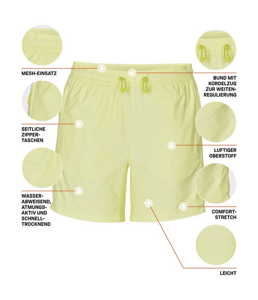 Killtec Shorts KOS 167 WMN SHRTS Leichte, schnelltrocknende Funktionsshorts mit Zipper-Taschen – Bild 5 von 5