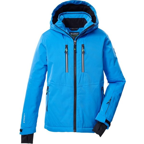 Killtec Skijacke KSW 191 BYS SKI JCKT Wasserdichte Kinderjacke mit Kapuze, Schneefang und Reflektoren