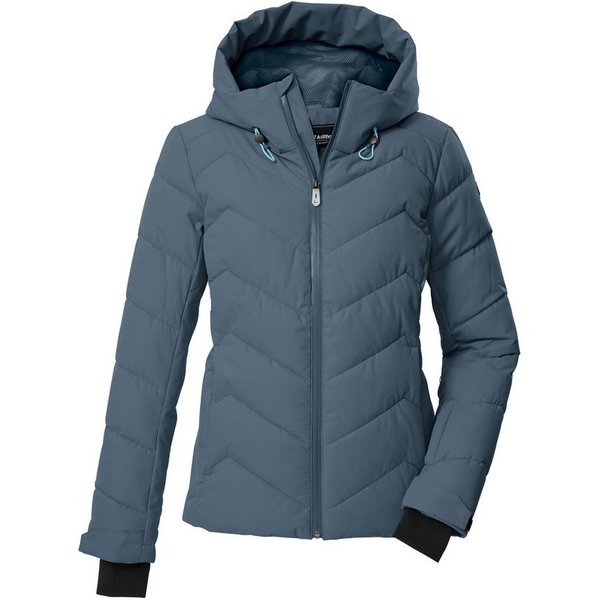 Killtec Skijacke KSW 31 WMN SKI QLTD JCKT Winddichte, wasserabweisende Skijacke mit Daunenoptik und Schneefang