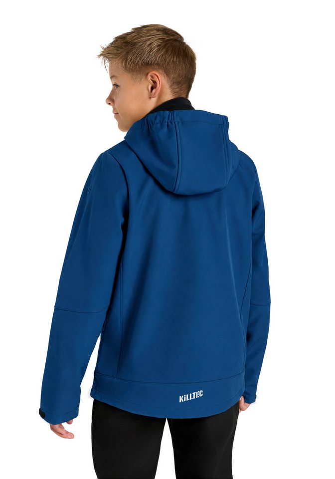 Killtec Softshelljacke BYS SFTSHLL JCKT OT für Kinder, mit Kapuze, hoch geschlossener Ausschnitt, wasserabweisend – Bild 2 von 5