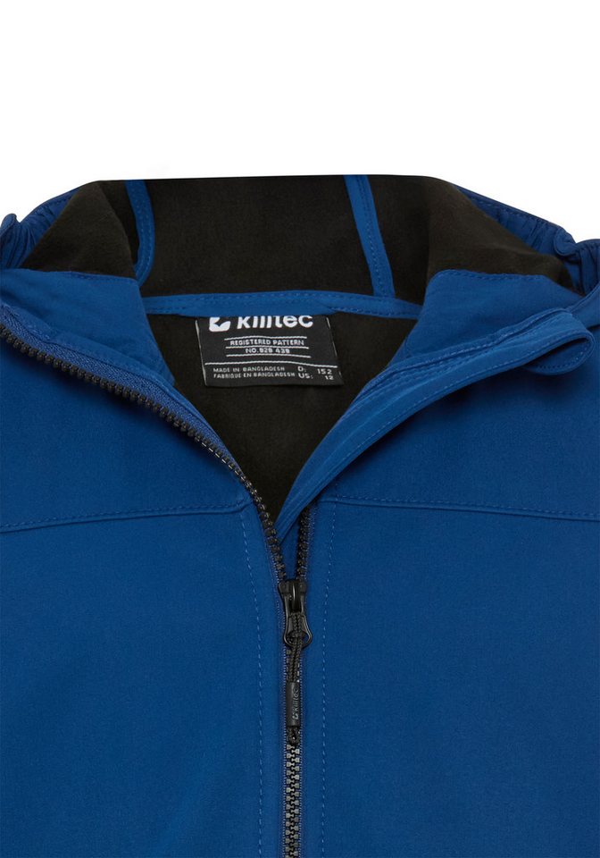 Killtec Softshelljacke BYS SFTSHLL JCKT OT für Kinder, mit Kapuze, hoch geschlossener Ausschnitt, wasserabweisend – Bild 5 von 5