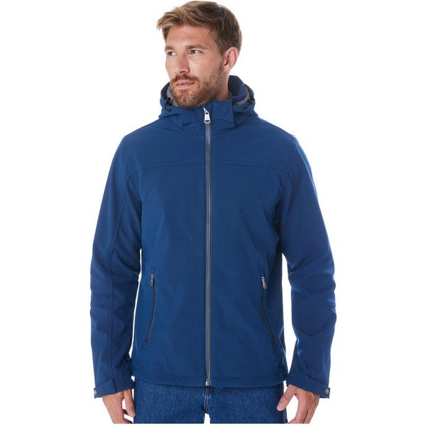 Killtec Softshelljacke Herren Softshelljacke Wasserabweisende Softshelljacke mit Fleece, abnehmbarer Kapuze