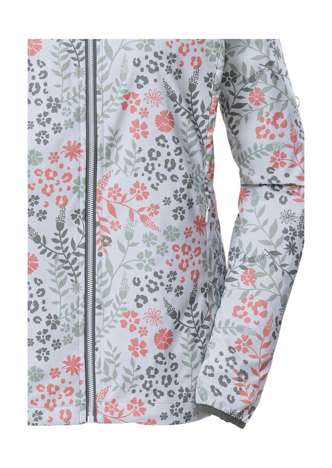 Killtec Softshelljacke KOS 14 WMN SFTSHLL JCKT AOP Wasserabweisende, atmungsaktive Softshelljacke mit Kapuze – Bild 4 von 5