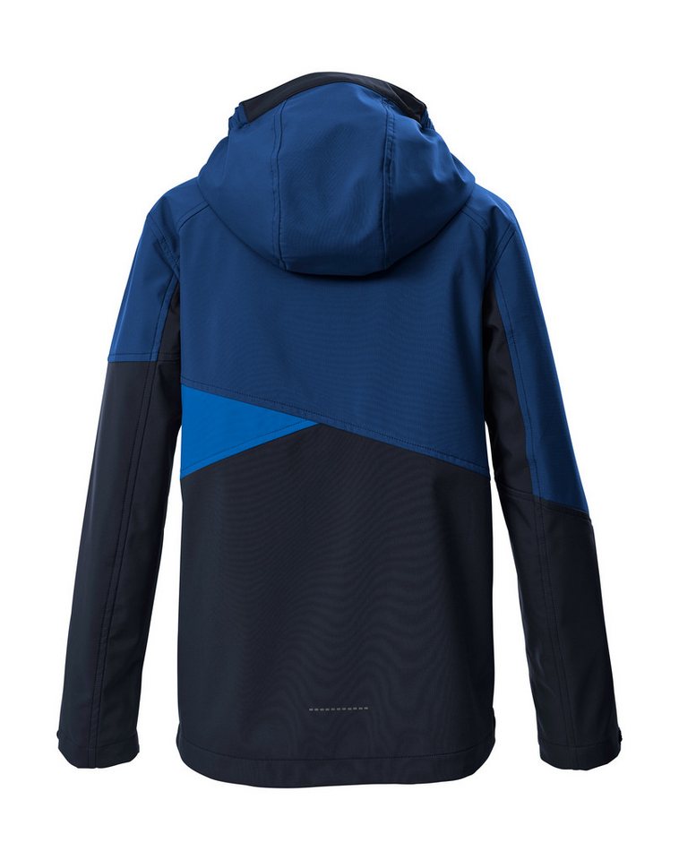 Killtec Softshelljacke KOS 142 BYS SFTSHLL JCKT Wind- und wasserabweisende Kinderjacke, Colourblock-Design – Bild 2 von 5