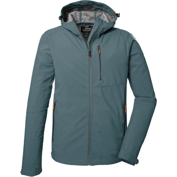 Killtec Softshelljacke KOS 259 MN SFTSHLL JCKT Wasserabweisende Softshelljacke mit verstellbarer Kapuze