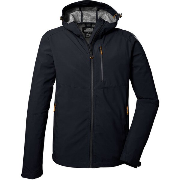 Killtec Softshelljacke KOS 259 MN SFTSHLL JCKT Wasserabweisende Softshelljacke mit verstellbarer Kapuze