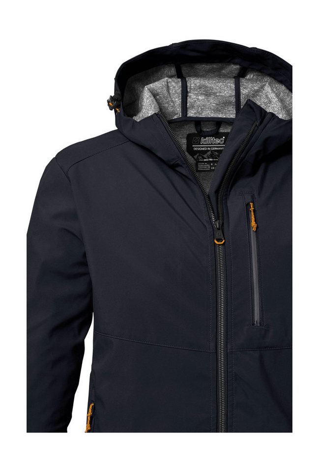 Killtec Softshelljacke KOS 259 MN SFTSHLL JCKT Wasserabweisende Softshelljacke mit verstellbarer Kapuze – Bild 3 von 4