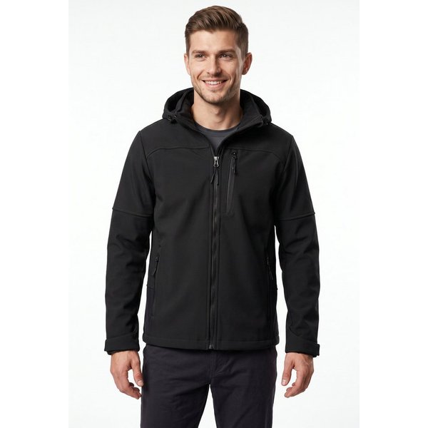 Killtec Softshelljacke KOS 369 MN SFTSHLL JCKT winddicht, wasserabweisend, mit 10.000 mm Wassersäule, atmungsaktiv
