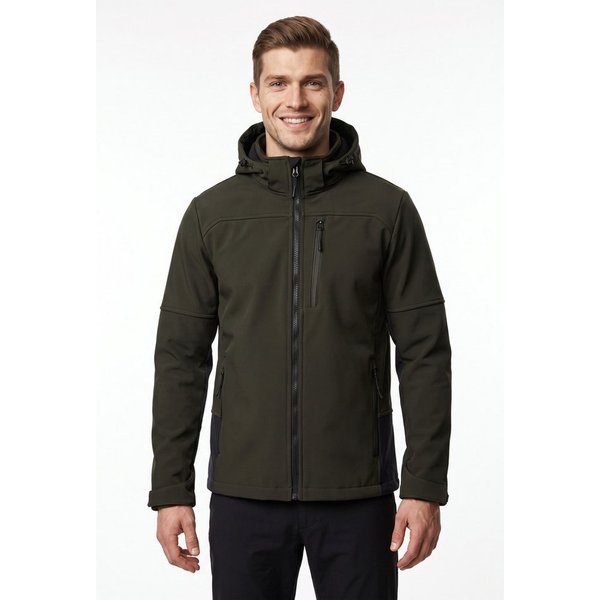 Killtec Softshelljacke KOS 369 MN SFTSHLL JCKT winddicht, wasserabweisend, mit 10.000 mm Wassersäule, atmungsaktiv