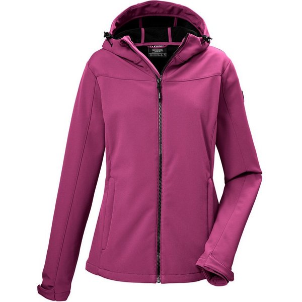 Killtec Softshelljacke KOS 481 WMN SFTSHLL JCKT Wind- u wasserabweisend, verstellbare Kapuze
