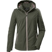 Killtec Softshelljacke KOS 69 WMN SFTSHLL JCKT Winddichte, wasserabweisende Damenjacke mit abnehmbarer Kapuze