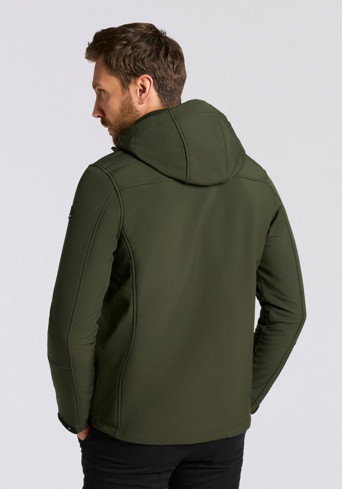Killtec Softshelljacke KOW 79 MN SFTSHLL JCKT mit verstell- und abnehmbarer Kapuze, atmungsaktiv, wasserabweisend – Bild 2 von 5