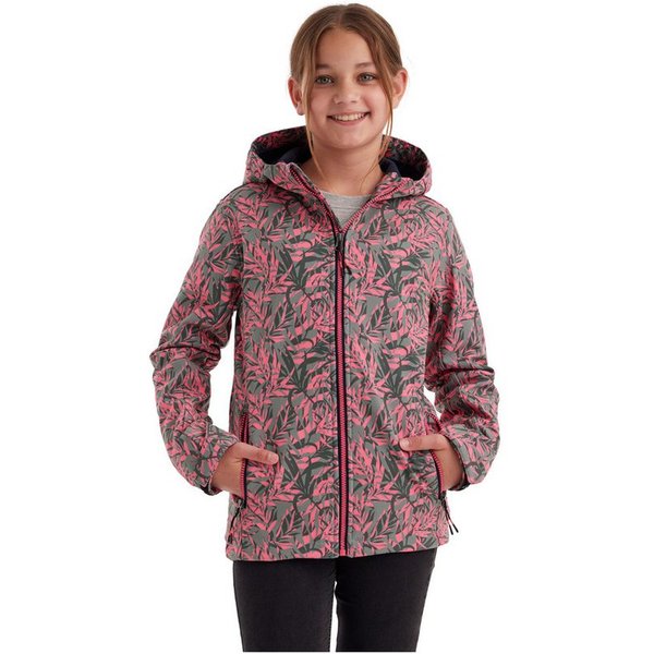 Killtec Softshelljacke Mädchen Softshelljacke Print Wasserdicht, windabweisend, atmungsaktiv, modischer Print