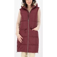 KILLTEC Steppweste GILMOUR LONG VEST, Größe 38 in Rot