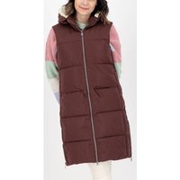 KILLTEC Steppweste GILMOUR LONG VEST, Größe 44 in Braun