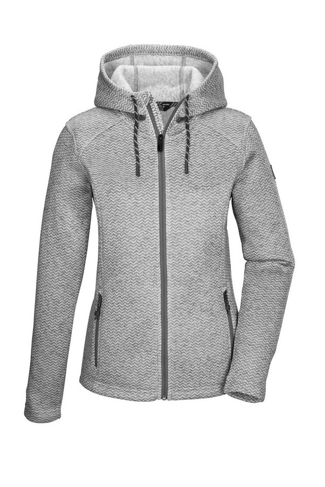 Killtec Strickfleecejacke KOW 5 WMN KNTFLC JCKT mit Seitentaschen mit Zipper, aus Comfort-Stretch-Material – Bild 4 von 5