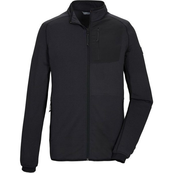 Killtec Strickjacke KSW 128 MN FLX JCKT Powerstretchjacke, hoher Tragekomfort, Zipper-Taschen, Kinnschutz