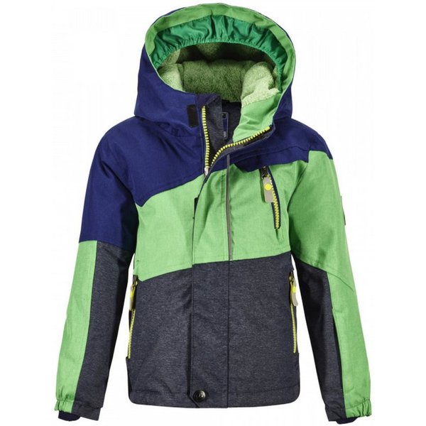 Killtec Winterjacke Viewy (winddicht, wasserdicht, Schneefang) dunkelblau/grün Kleinkinder