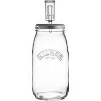 KILNER Fermentier-Set 3l, Einmachglas mit Silikonventil im Deckel