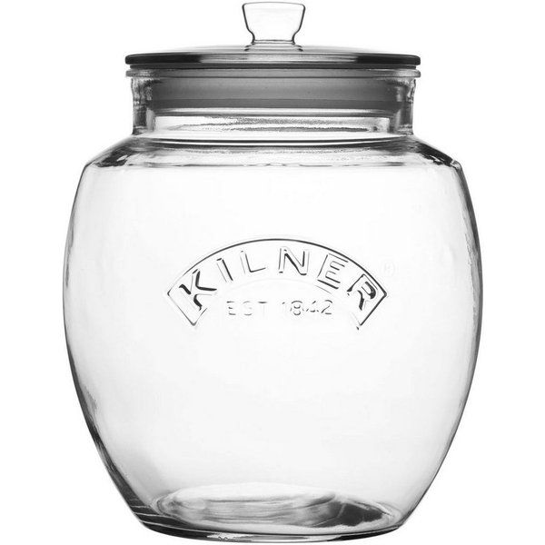 KILNER Vorratsglas, Glas, (1-tlg), mit luftdichtem Deckel, 4 Liter