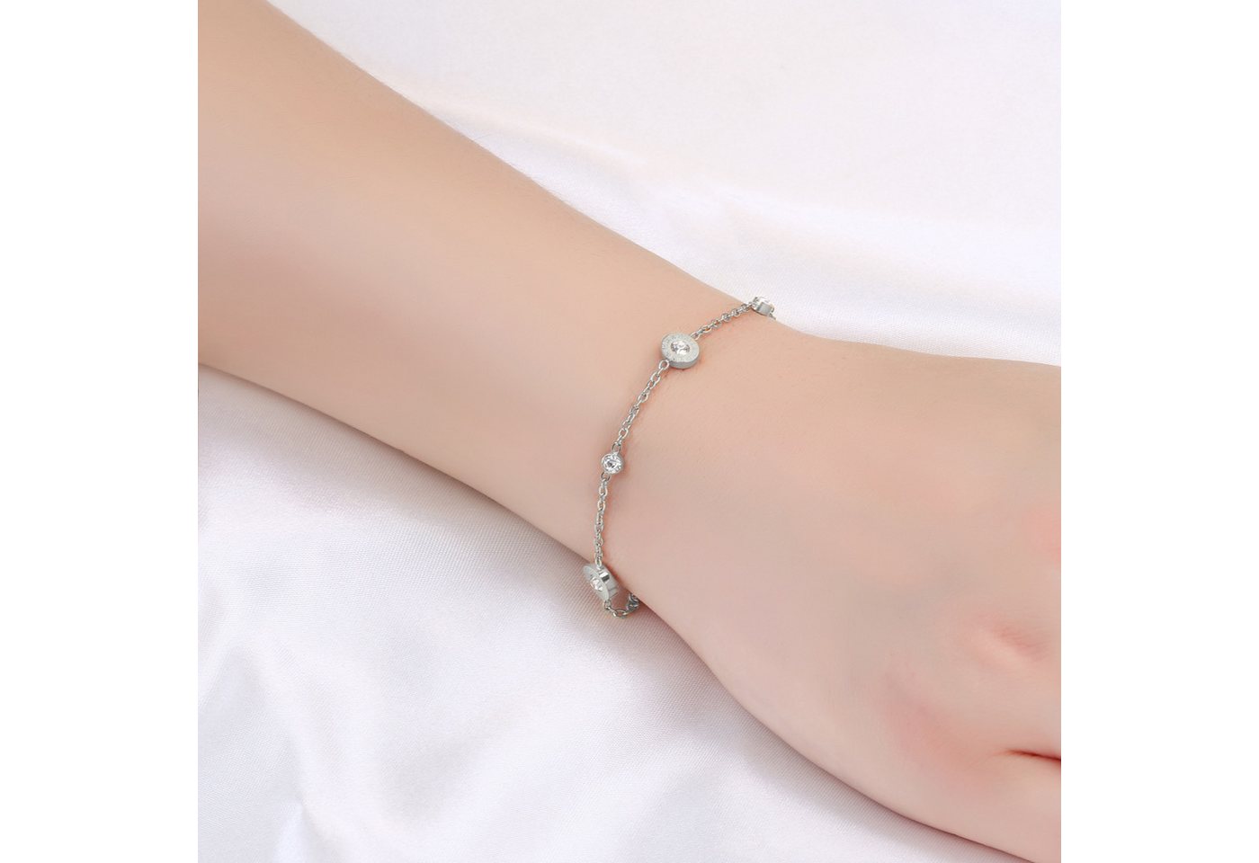 Kim Johanson Armband Timeless (1-tlg), mit Zirkonia, aus Edelstahl – Bild 2 von 3