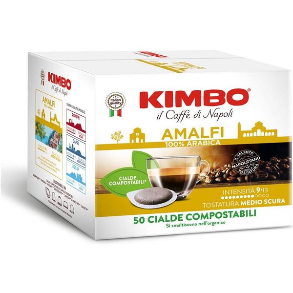 Kimbo Kaffee AMALFI 44mm ESE Pads 50 Stk Kaffeepads, 1 x 50 St., mild, duftend, harmonisch