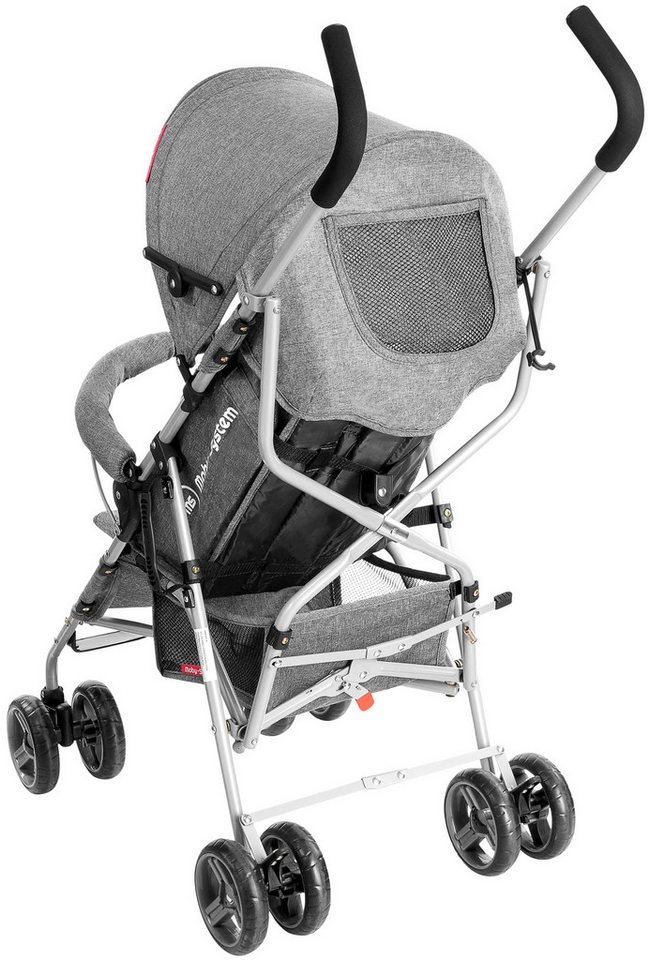 Moby-System Kinder-Buggy Moby-System Barton Buggy Kinderwagen Reisebuggy Grau, FOLDABLE LOCKER STROLLER – Bild 2 von 5