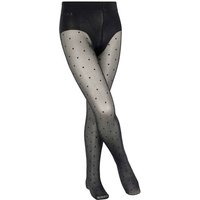Falke Kinder FALKE Romantic Dot KTI, Größe 122-128 in Schwarz