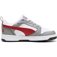 PUMA Kinder Freizeitschuhe Puma Rebound V6 Lo Jr, Größe 37 ½ in Grau