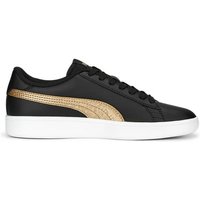 PUMA Kinder Freizeitschuhe Puma Smash v2 Metallics Jr, Größe 37 ½ in Schwarz