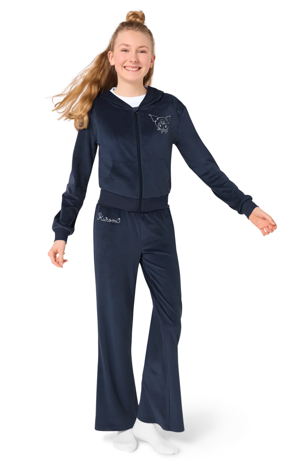 Kinder Hausanzug (Navy, 146/152) – Bild 2 von 4
