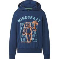 Kinder Jungen Sweathoodie, »Minecraft / Super Mario« (Minecraft blau, 122/128)