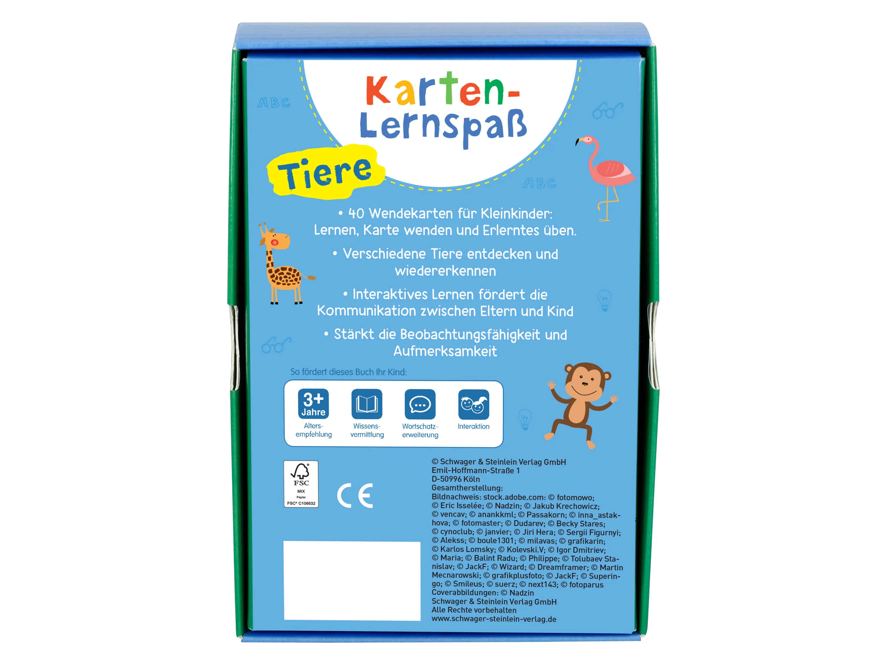Kinder Lernkartenspaß (Tiere) – Bild 3 von 3