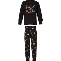 Kinder Pyjama (110/116, Schwarz)