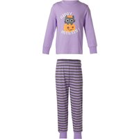 Kinder Pyjama (110/116, Lila)