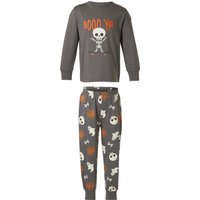 Kinder Pyjama (98/104, Grau)