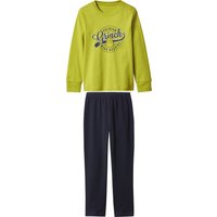 Kinder Pyjama (grün/navy, 98/104)