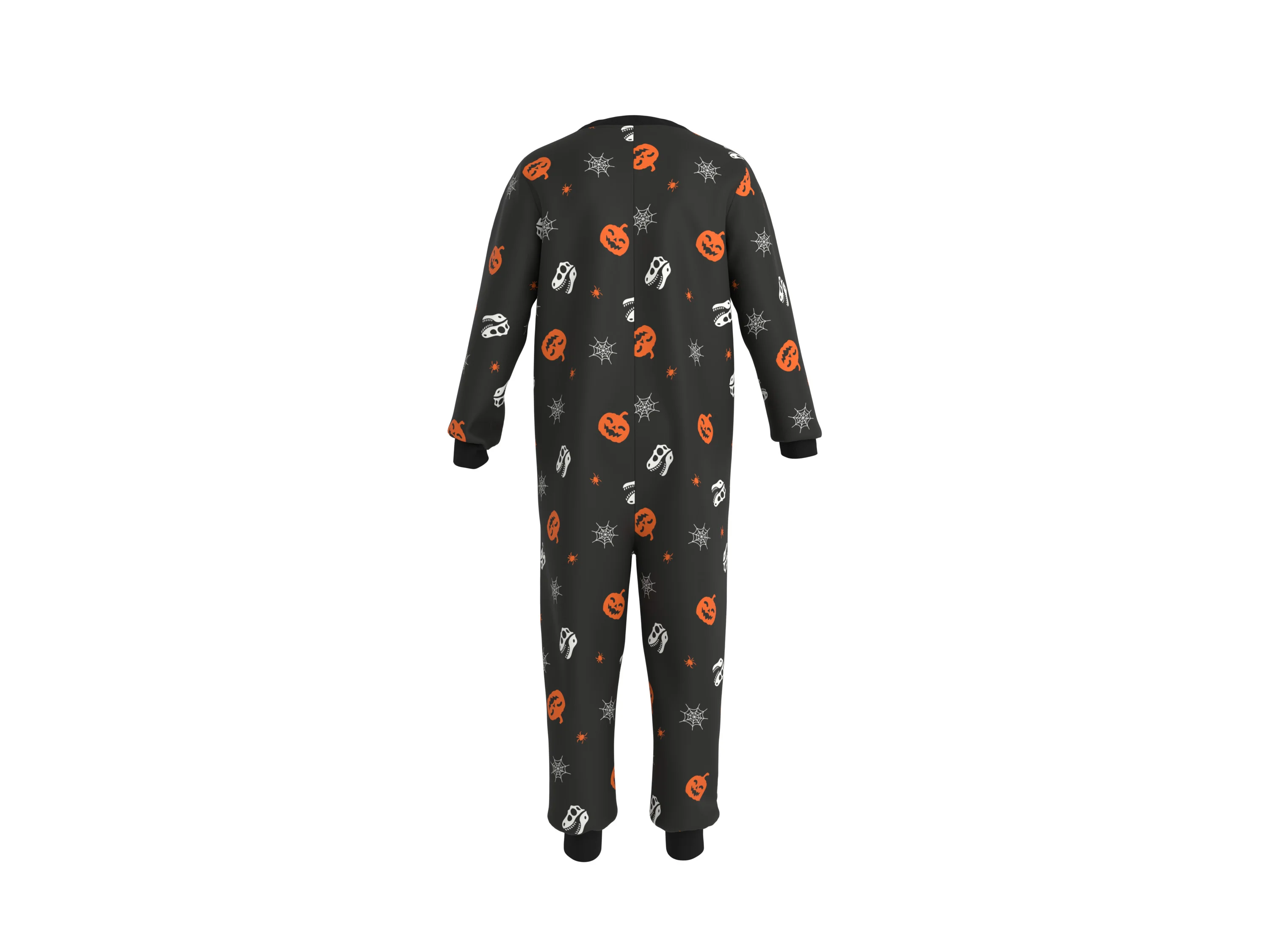 Kinder Schlafoverall (Schwarz, 110/116) – Bild 4 von 4