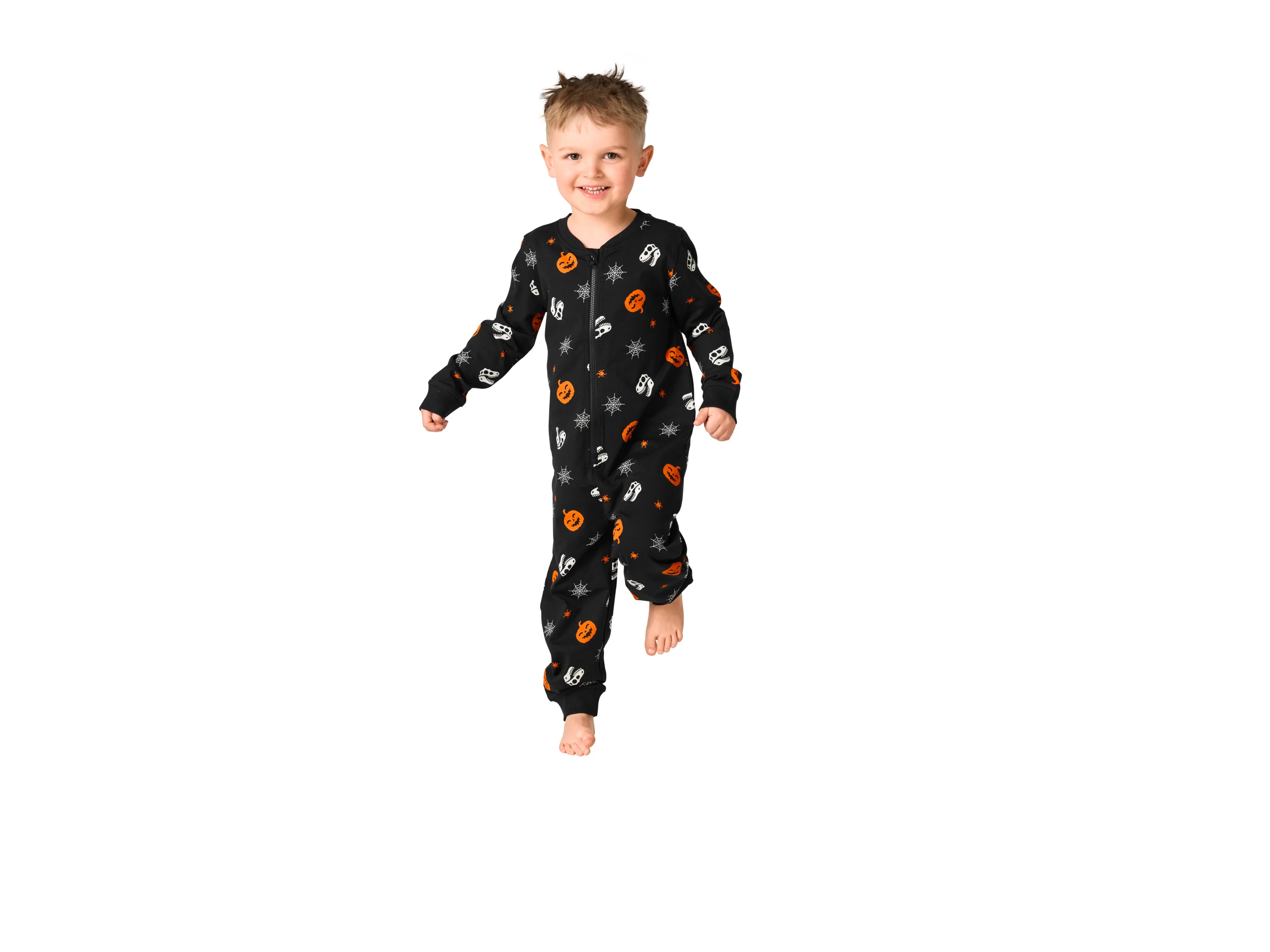 Kinder Schlafoverall (Schwarz, 122/128) – Bild 3 von 4