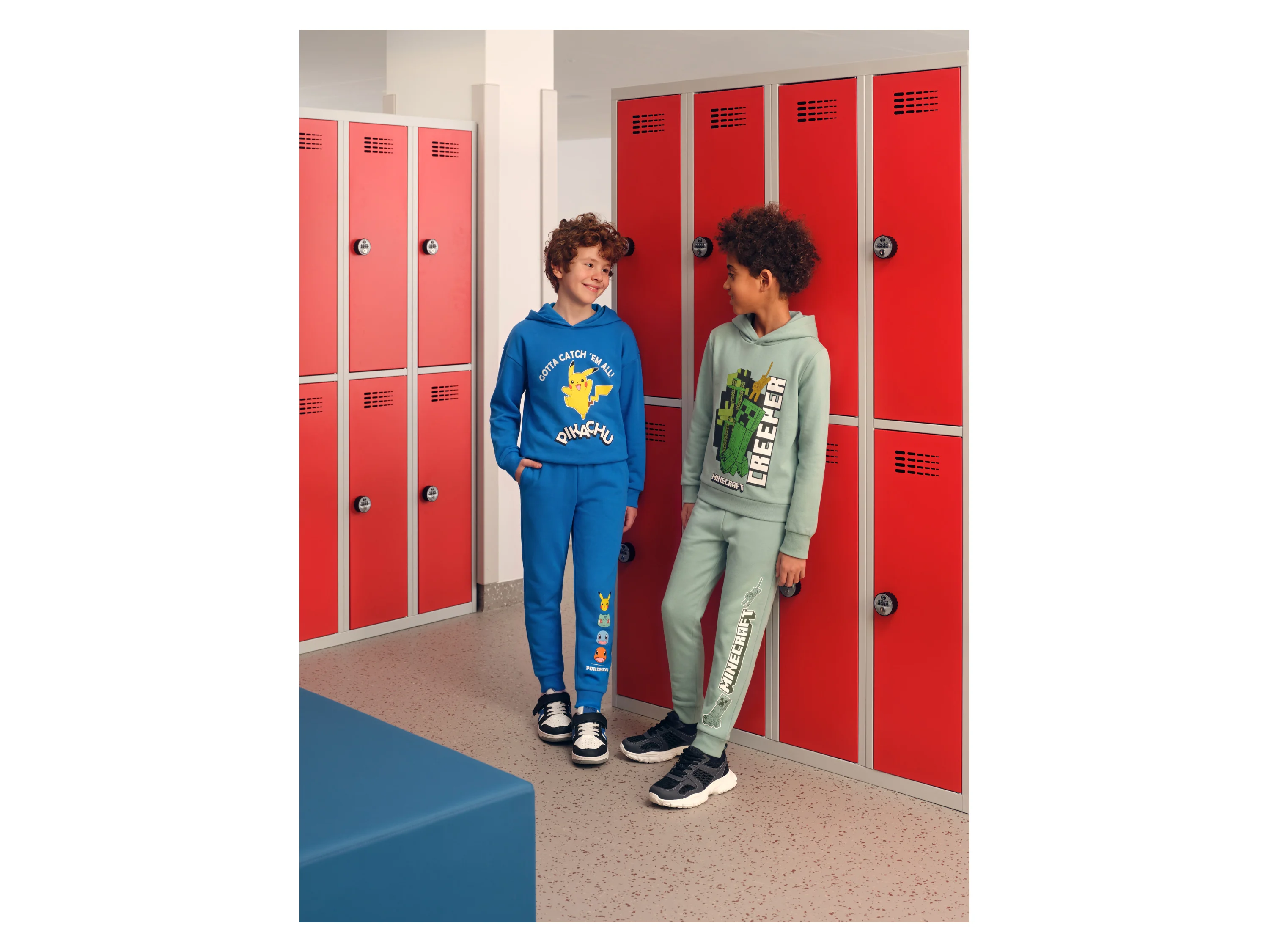 Kinder Sweathoodie (Blau, 158/164) – Bild 3 von 3