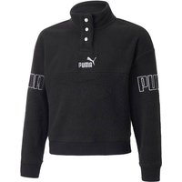 PUMA Kinder Sweatshirt Puma Power Winterized Half, Größe 116 in Schwarz