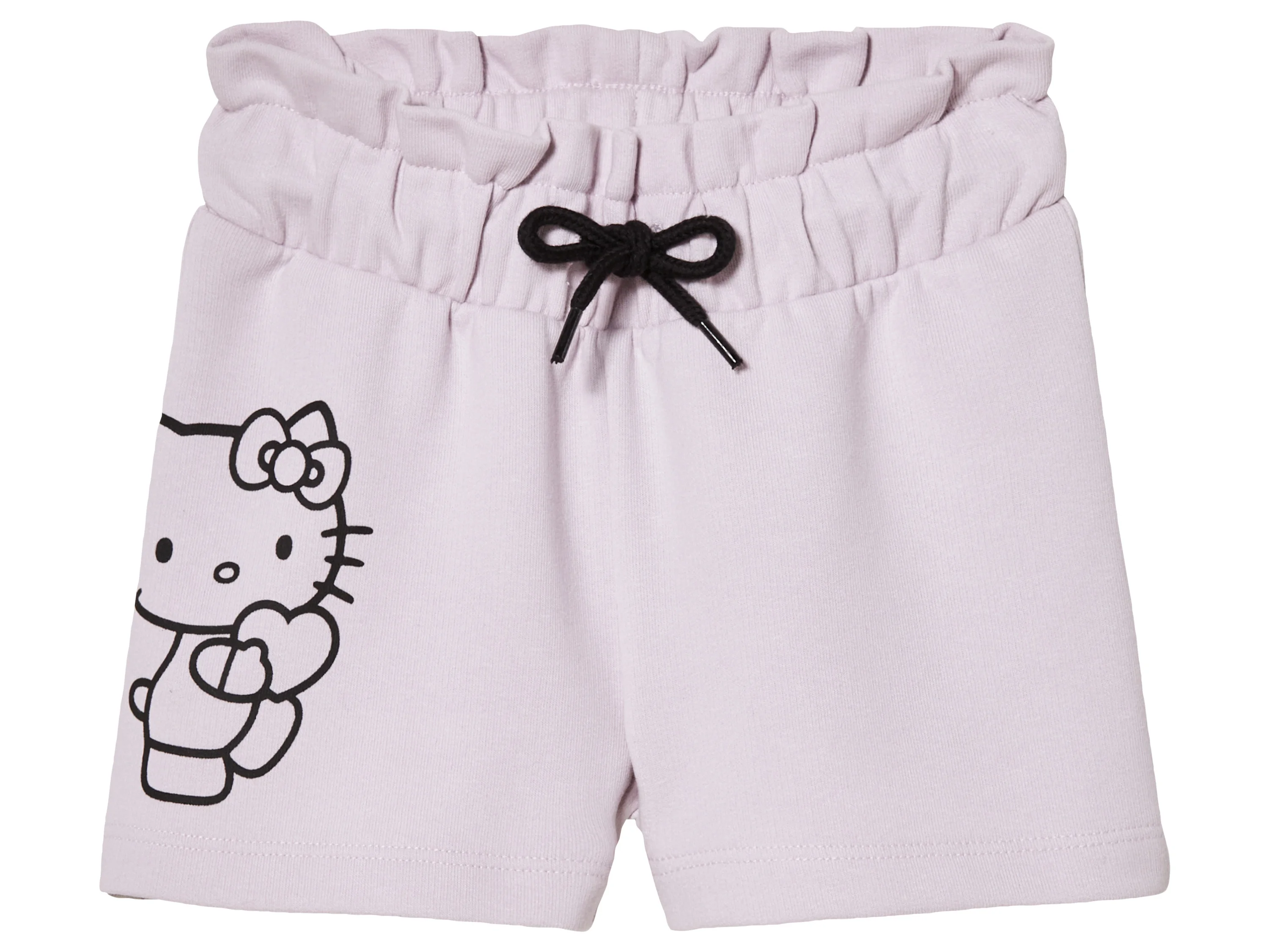 Kinder-Sweatshorts, 2 Stück, mit Baumwolle (Hello Kitty, 98/104) – Bild 2 von 4