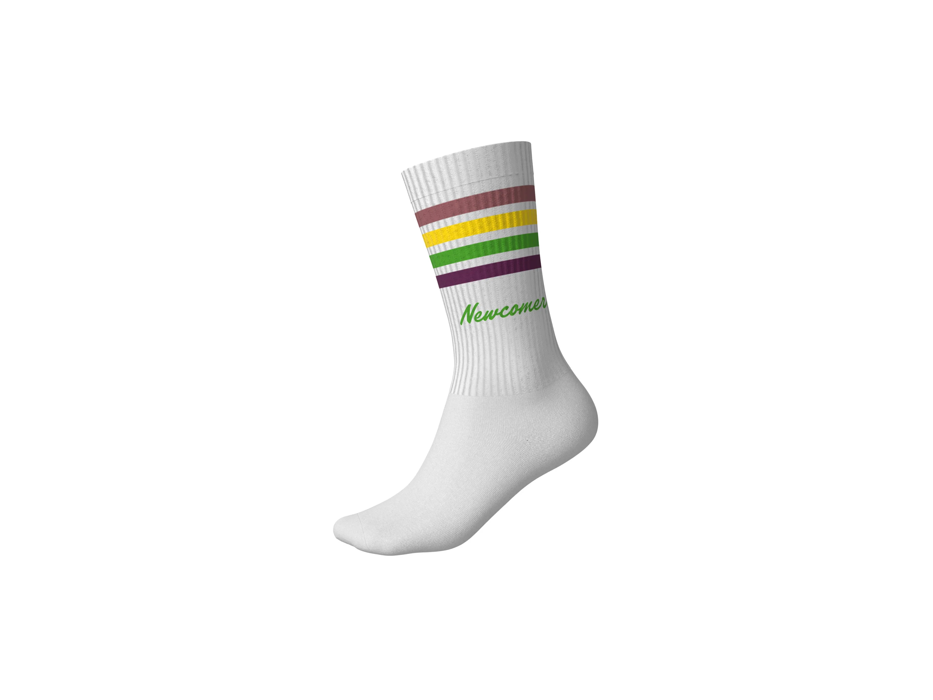 Kinder Tennissocken, 3 Stück (Grün, 35/38) – Bild 2 von 4