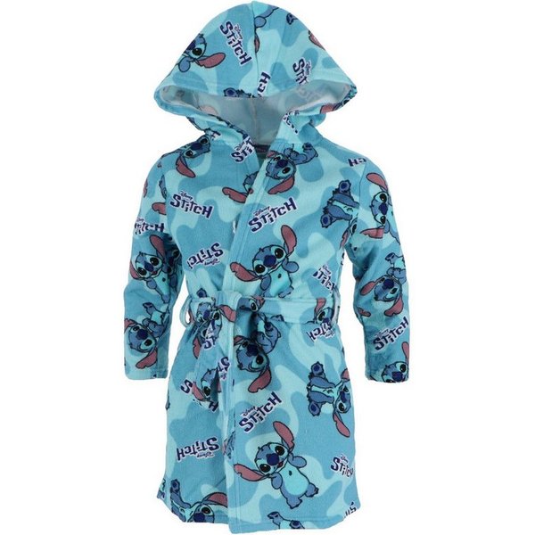 Lilo & Stitch Kinderbademantel Disney Lilo & Stitch Bademantel Kapuzenbademantel für Kinder